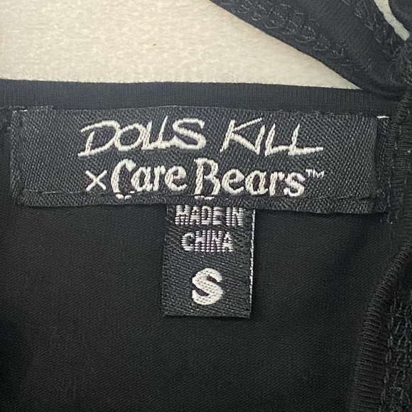 Dolls Kill Care Bears Black Tank Top 3595 - Picture 2 of 5